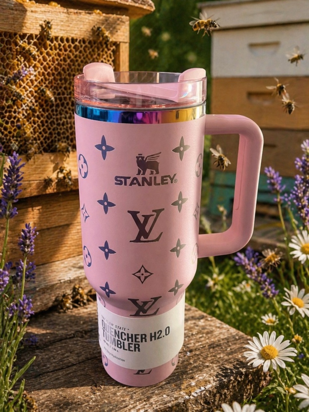 Stanley Quencher H2.0 40oz Pink Tumbler w/ Box NEW!!